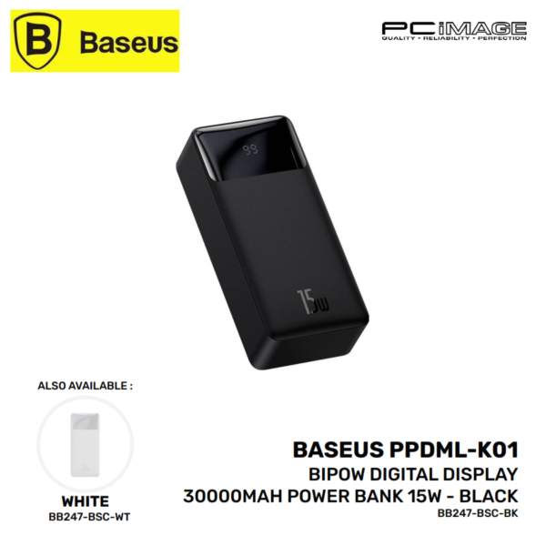 batterie-externe-baseus-30000-mah-15w-bipow-affichage-numerique-noir