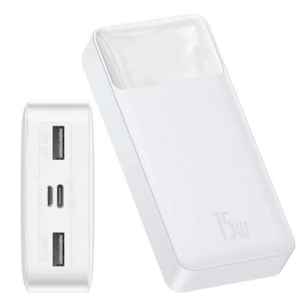 batterie-externe-baseus-bipow-digital-display-20000mah-15w-blanc