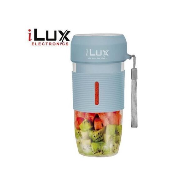 ilux-mixeur-portable-et-rechargeable-lx-pj01-bleu