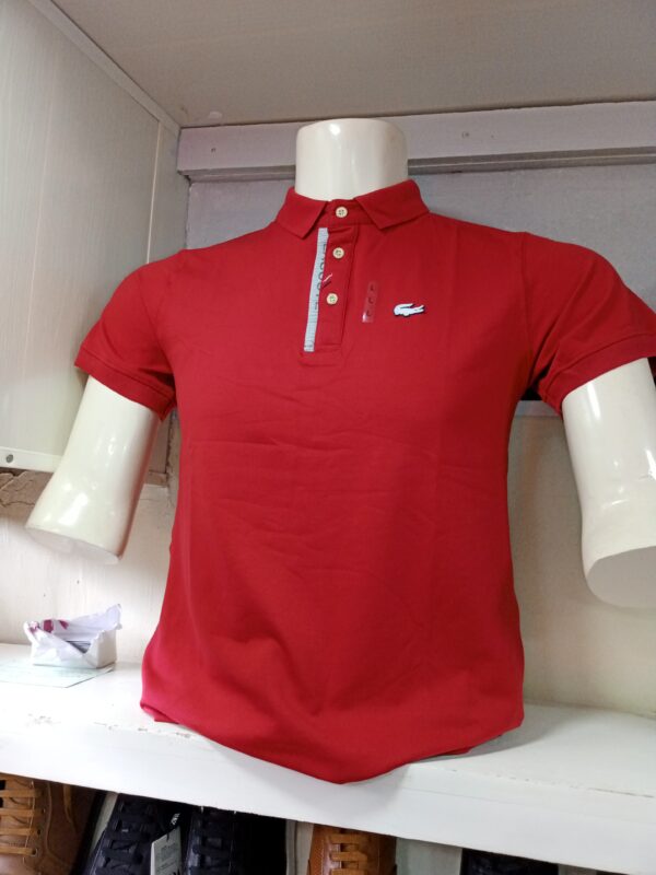 tee-shot-polo-homme-rouge