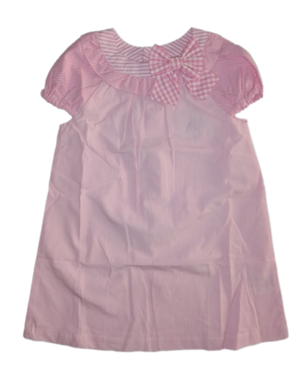 robe-pour-enfant-avec-rayure-rose