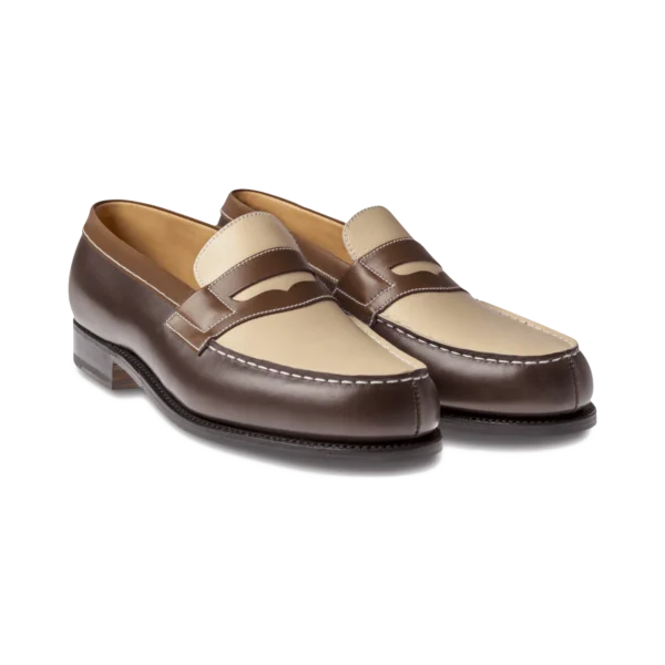 mocassin-180-femme-en-cuir-camaieu-de-marron