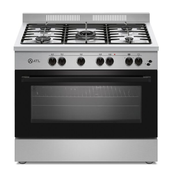 cuisiniere-atl-5-feux-inox-90x60