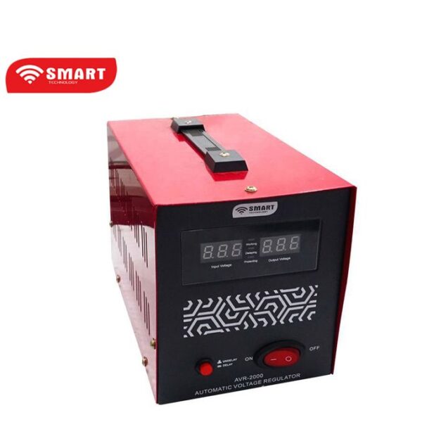 smart-technology-stabilisateur-avr-2000va-rouge