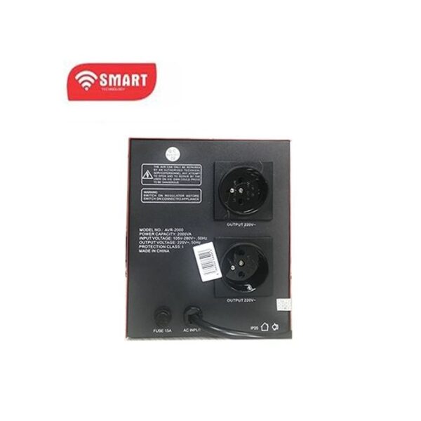 smart-technology-stabilisateur-avr-2000va-rouge