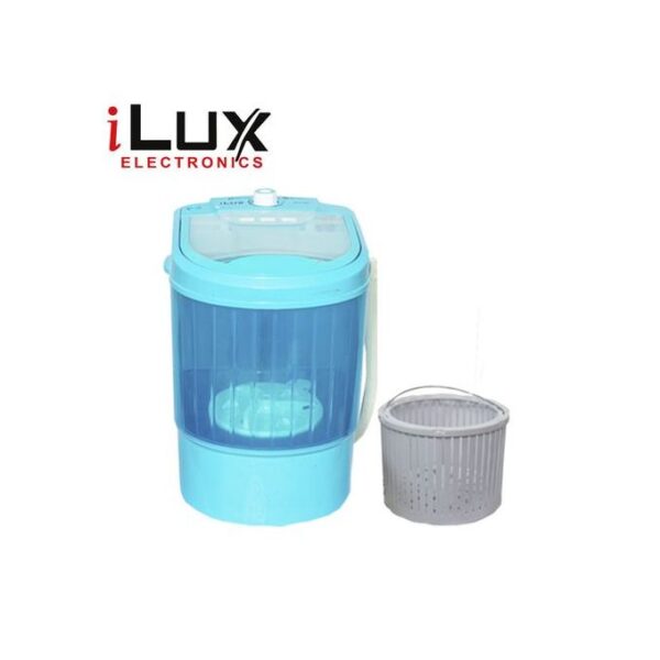 ilux-machine-a-laver-semi-auto-3-kg-lavage-essorage-bleu-garantie-6-mois