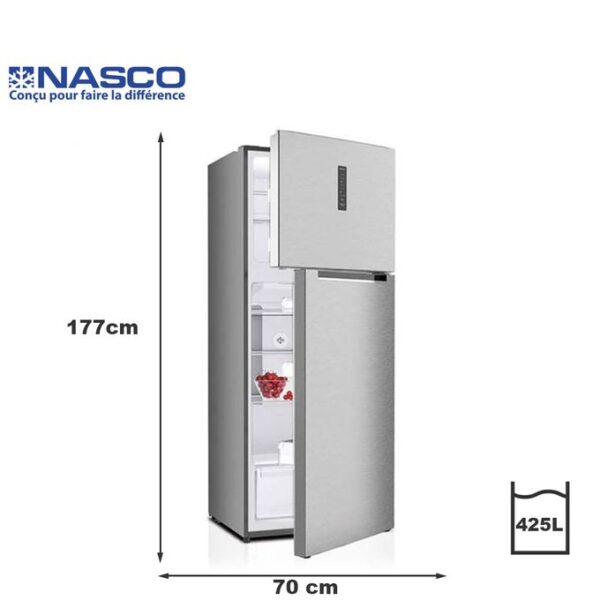 refrigerateur-nasco-no-frost-hnasfc2-54-gris-425-litres