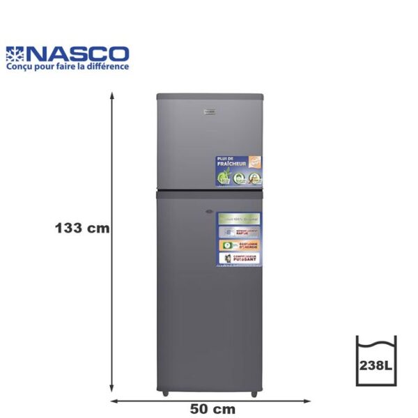 refrigerateur-nasco-double-porte-nasf2-180k-138l-net-102lt36lt-r600a-avec-cle-silver