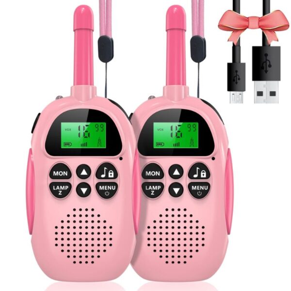 talkie-walkie-kidy-rechargeable-pour-enfants-rose