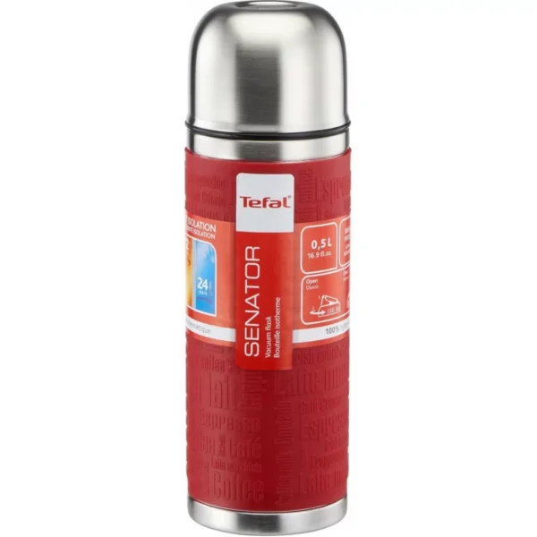 thermos-05l-tefal-senator-inox-rouge