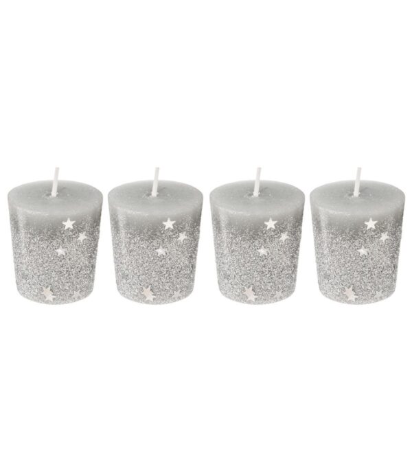 bougie-argente-5cm-set-de-4pcs-129847ar