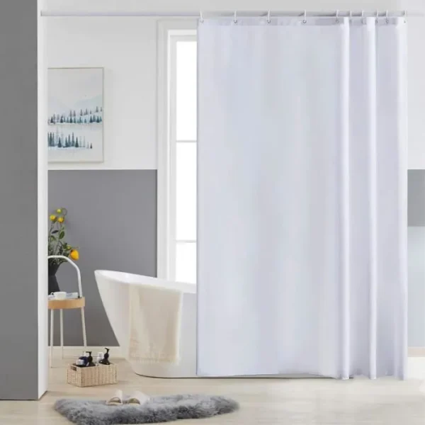 rideau-de-douche-180x180cm-en-polyester-uni-blanc